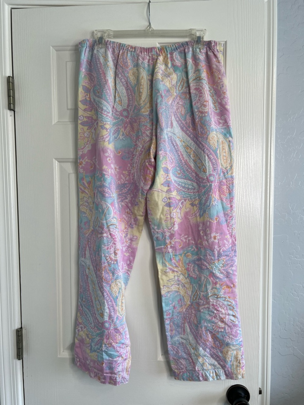 Lauren Ralph Lauren paisley rainbow pajama set small 100% cotton - Picture 7 of 7